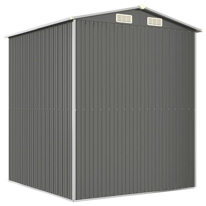 Capanno da Giardino Grigio Chiaro 192x191x223cm Acciaio Zincato - homemem39