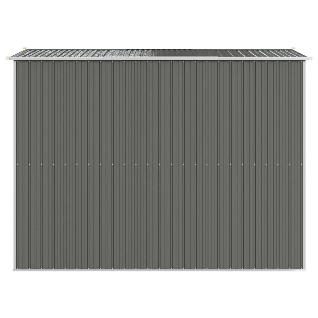 Capanno da Giardino Grigio Chiaro 192x274x223cm Acciaio Zincato - homemem39