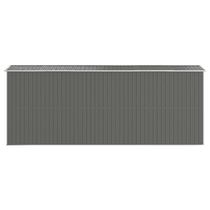 Capanno da Giardino Grigio Chiaro 192x523x223cm Acciaio Zincato - homemem39