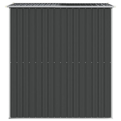 Capanno da Giardino Antracite 192x191x223 cm in Acciaio Zincato - homemem39