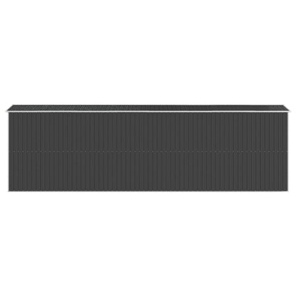Capanno da Giardino Antracite 192x689x223 cm in Acciaio Zincato - homemem39