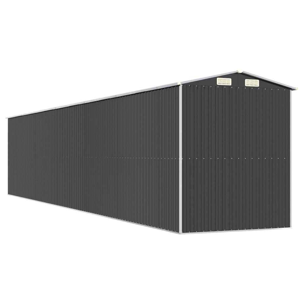 Capanno da Giardino Antracite 192x1021x223cm in Acciaio Zincato - homemem39