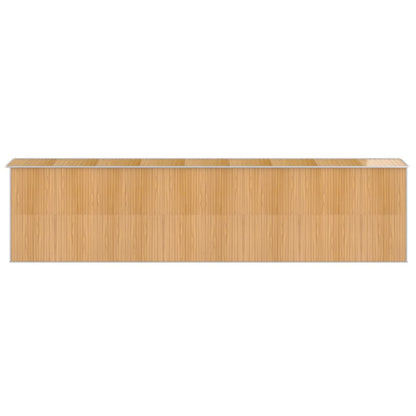 Capanno Giardino Marrone Chiaro 192x772x223 cm Acciaio Zincato - homemem39