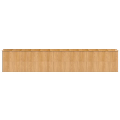 Capanno Giardino Marrone Chiaro 192x1021x223 cm Acciaio Zincato - homemem39