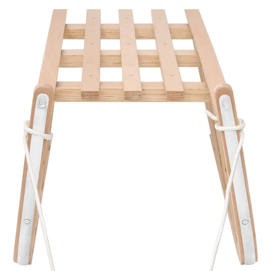 Slitta da Neve 110x40x34 cm in Compensato - homemem39