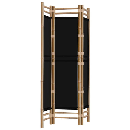 Divisorio Ambienti 3 Pannelli Pieghevole 120 cm Bambù e Tela | homemem39