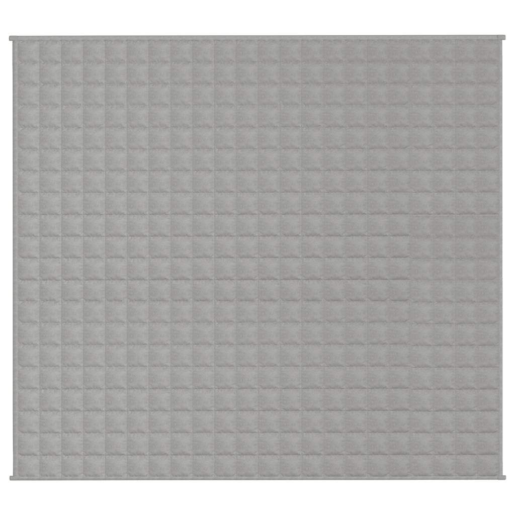 Coperta Ponderata Grigia 200x225 cm 13 kg Tessuto