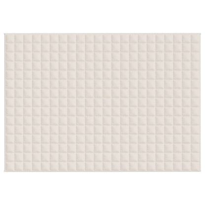 Coperta Ponderata Crema Chiaro 155x220 cm 11 kg Tessuto