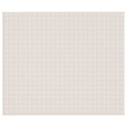 Coperta Ponderata Crema Chiaro 220x260 cm 11 kg Tessuto