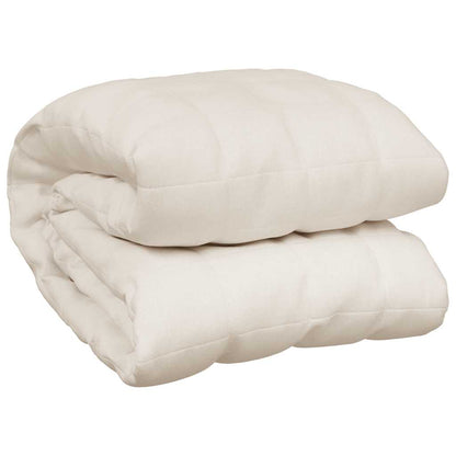 Coperta Ponderata Crema Chiaro 235x290 cm 11 kg Tessuto