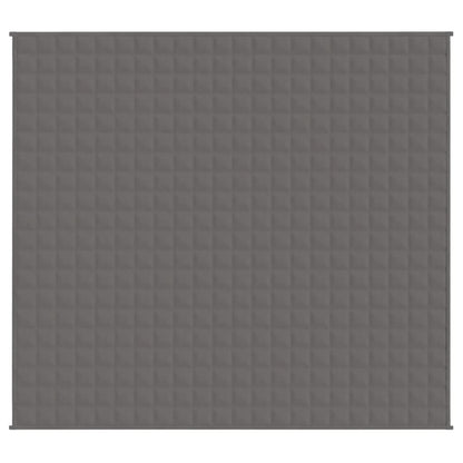 Coperta Ponderata Grigia 200x225 cm 9 kg Tessuto