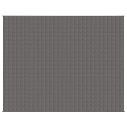 Coperta Ponderata Grigia 235x290 cm 15 kg Tessuto