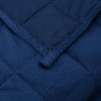 Coperta Ponderata Blu 220x235 cm 15 kg Tessuto