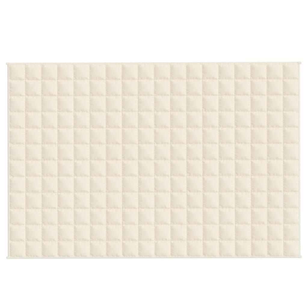 Coperta Ponderata Crema Chiaro 120x180 cm 9 kg Tessuto