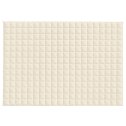 Coperta Ponderata Crema Chiaro 138x200 cm 10 kg Tessuto