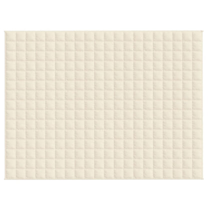 Coperta Ponderata Crema Chiaro 150x200 cm 7 kg Tessuto
