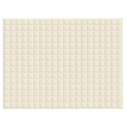 Coperta Ponderata Crema Chiaro 150x200 cm 11 kg Tessuto