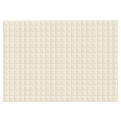 Coperta Ponderata Crema Chiaro 155x220 cm 7 kg Tessuto