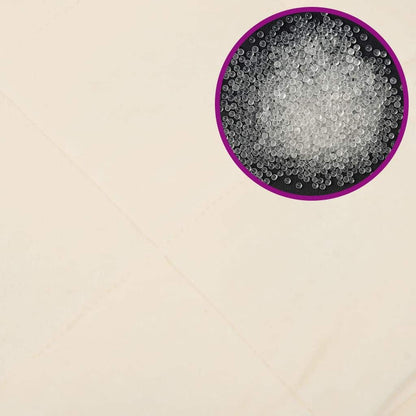 Coperta Ponderata Crema Chiaro 235x290 cm 11 kg Tessuto