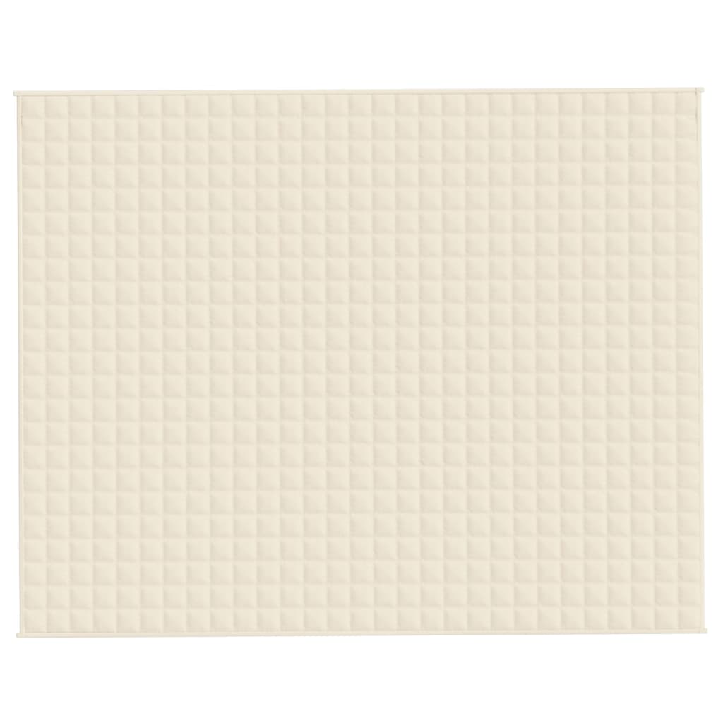 Coperta Ponderata Crema Chiaro 235x290 cm 15 kg Tessuto