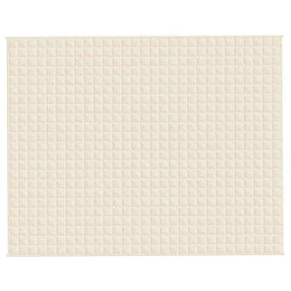 Coperta Ponderata Crema Chiaro 235x290 cm 15 kg Tessuto