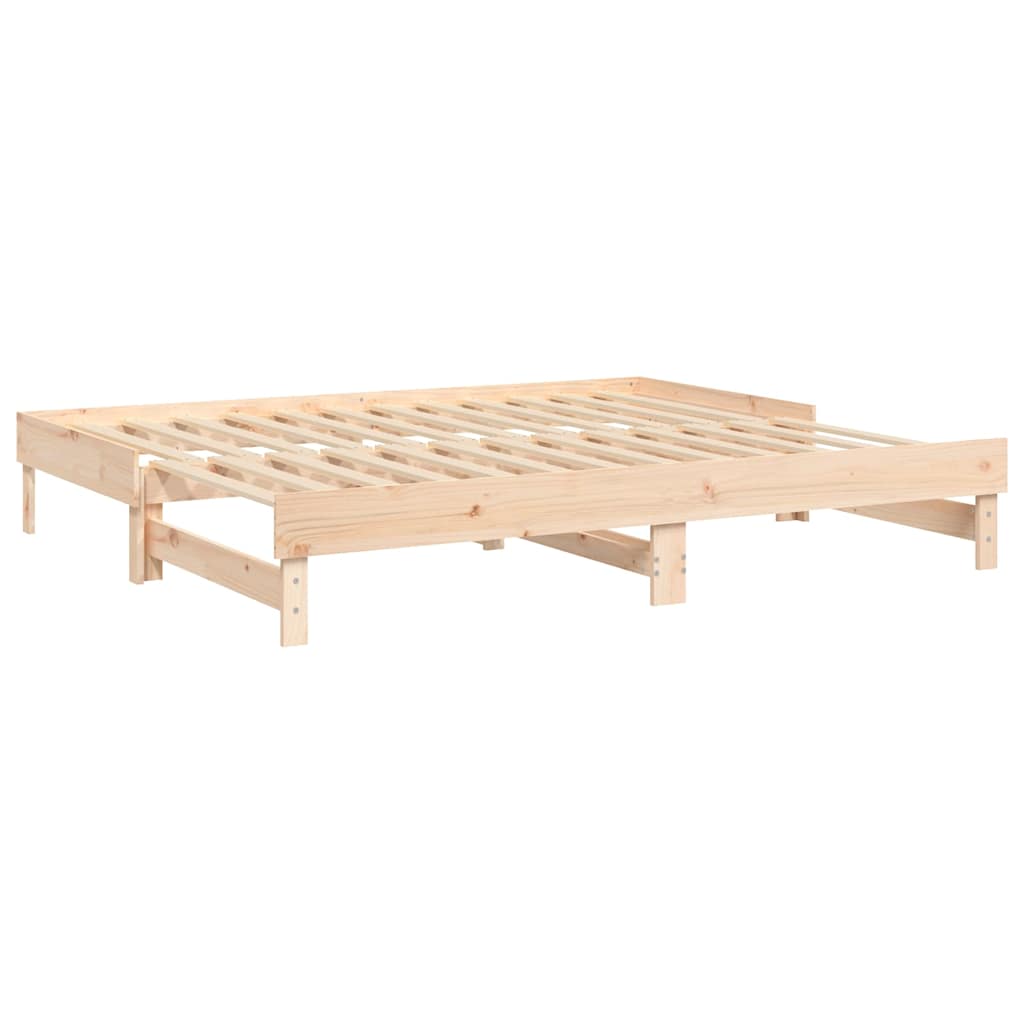 Dormeuse Estraibile 2x(80x200) cm in Legno Massello di Pino | homemem39