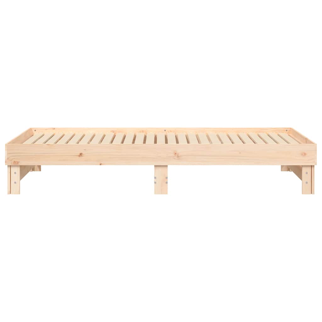 Dormeuse Estraibile 2x(80x200) cm in Legno Massello di Pino | homemem39