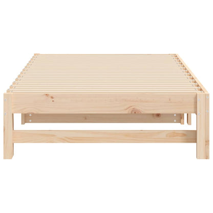 Dormeuse Estraibile 75x190 cm Legno Massello di Pino