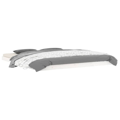 Giroletto senza Materasso Bianco 180x200 cm Legno Massello Pino | homemem39