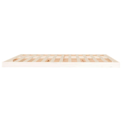 Giroletto senza Materasso Bianco 180x200 cm Legno Massello Pino - homemem39