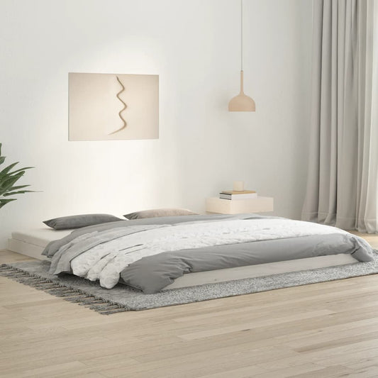 Giroletto senza Materasso Bianco 180x200 cm Legno Massello Pino | homemem39