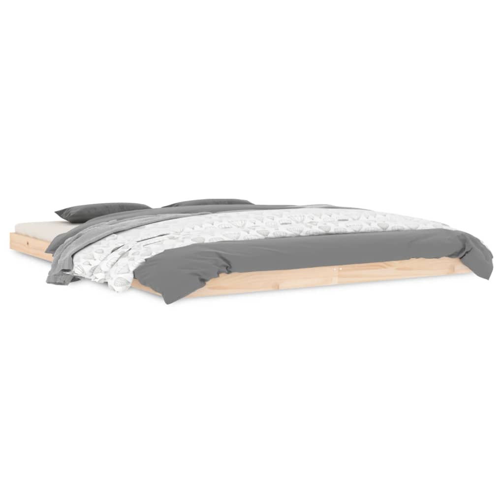 Giroletto senza Materasso 160x200 cm in Legno Massello di Pino | homemem39