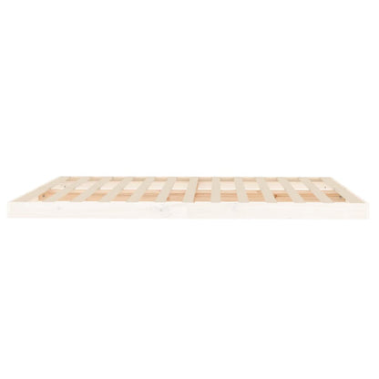 Giroletto senza Materasso Bianco 160x200 cm Legno Massello Pino | homemem39