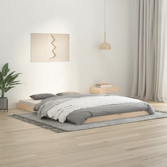 Giroletto senza Materasso 140x200 cm in Legno Massello di Pino - homemem39