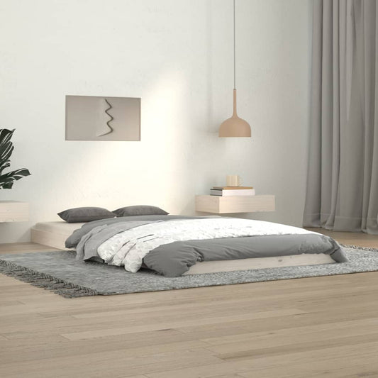 Giroletto senza Materasso Bianco 100x200 cm Legno Massello Pino - homemem39