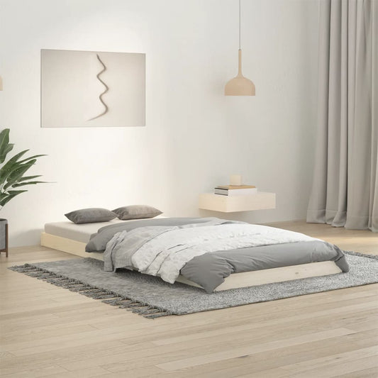 Giroletto senza Materasso Bianco 90x200 cm Legno Massello Pino - homemem39