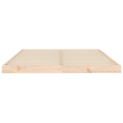 Letto senza Materasso 140x190 cm in Legno Massello di Pino - homemem39