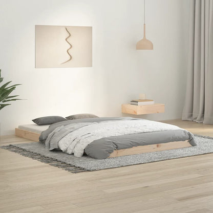 Letto senza Materasso 120x190 cm in Legno Massello di Pino - homemem39