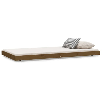 Giroletto Marrone Ambra 100x200 cm in Legno Massello di Pino - homemem39