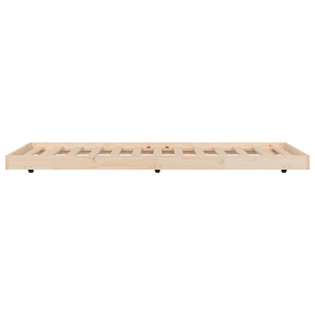 Giroletto senza Materasso 75x190 cm in Legno Massello di Pino | homemem39