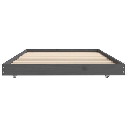 Giroletto Grigio 75x190 cm in Legno Massello di Pino - homemem39