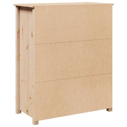 Credenza 83x41,5x100 cm in Legno Massello di Pino - homemem39