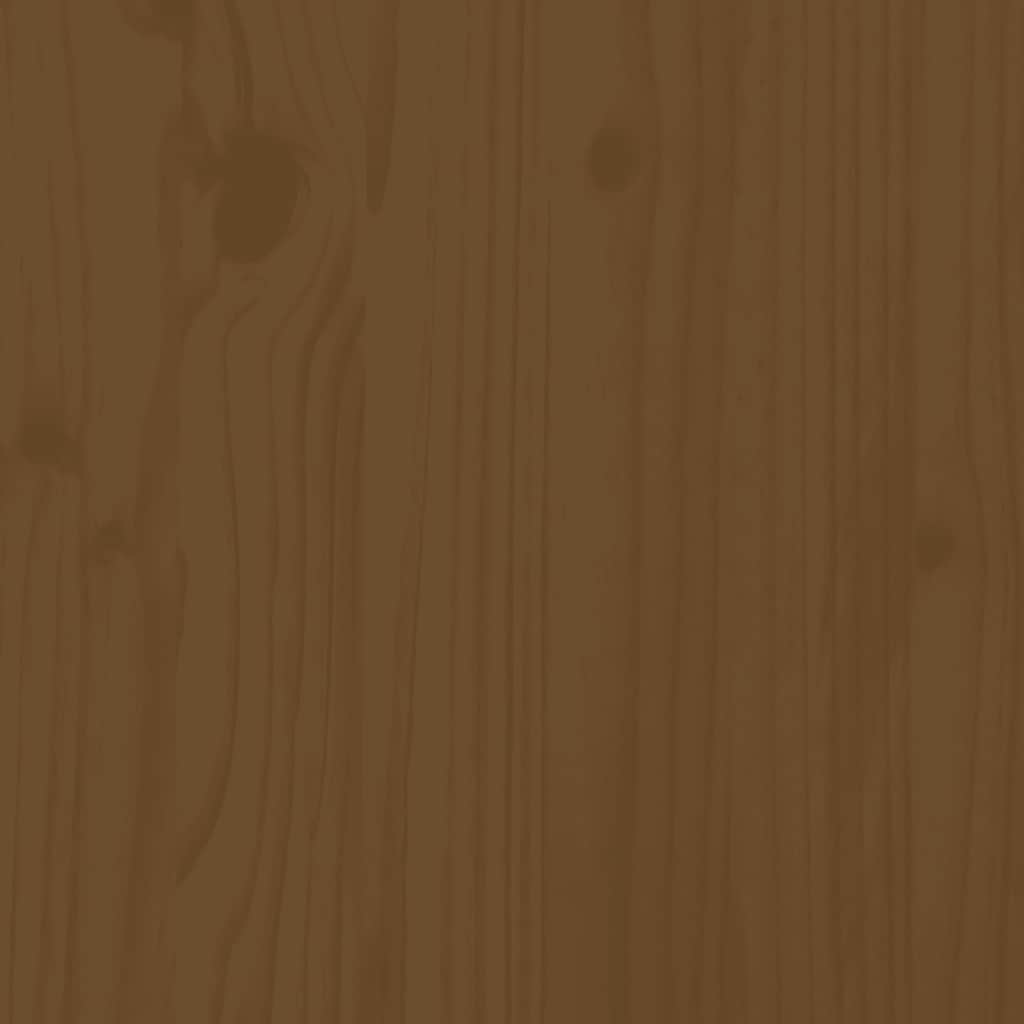 Credenza Marrone Ambra 83x41,5x100 cm in Legno Massello di Pino | homemem39