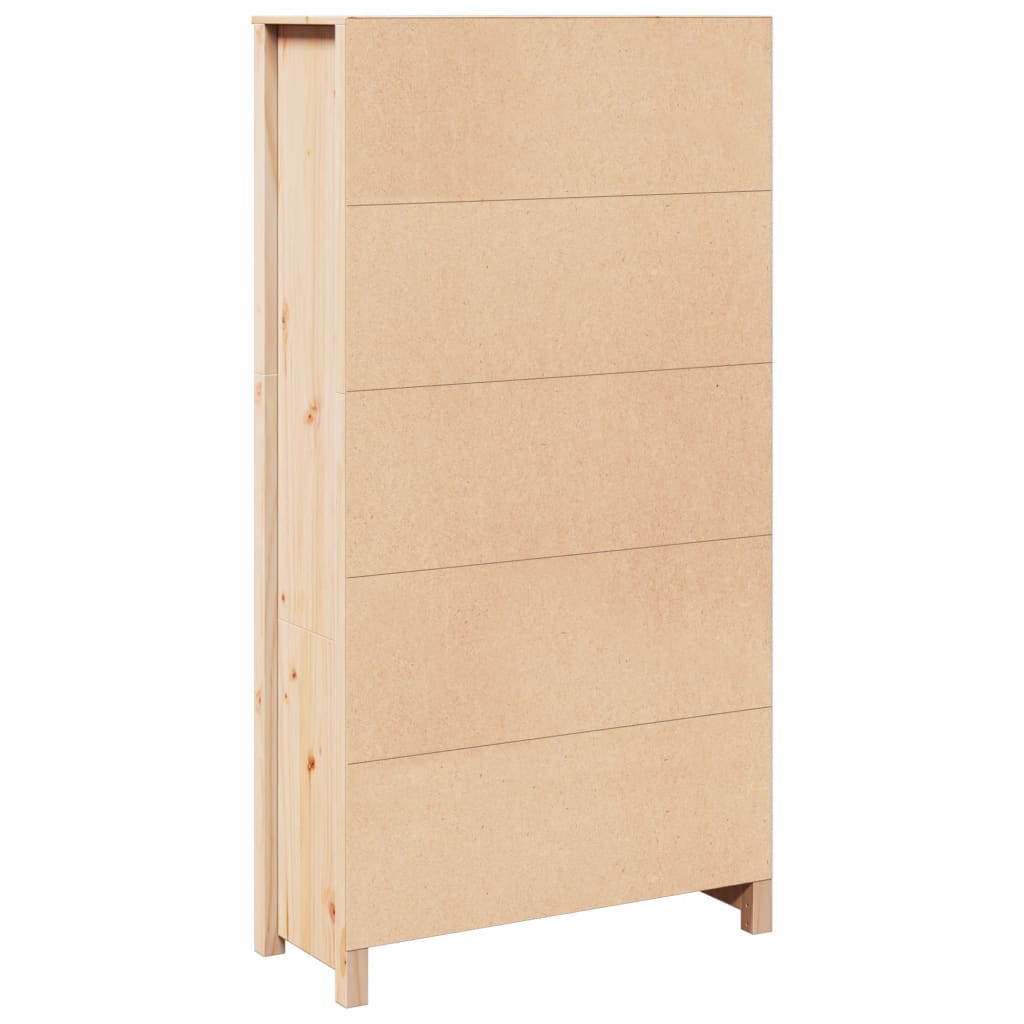 Credenza 80x35x154 cm in Legno Massello di Pino - homemem39