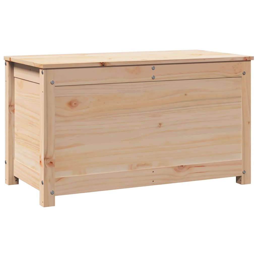Contenitore Portaoggetti 80x40x45,5cm Legno Massello Pino - homemem39
