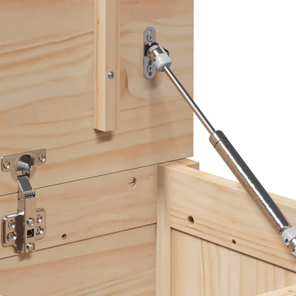 Contenitore Portaoggetti 80x40x45,5cm Legno Massello Pino - homemem39