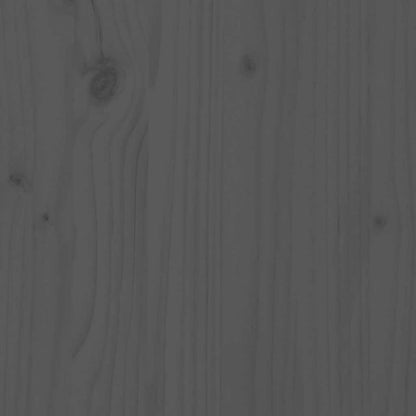 Contenitore Portaoggetti Grigio 80x40x45,5cm Massello di Pino - homemem39