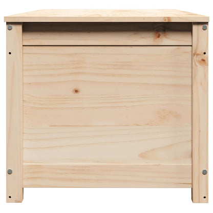 Contenitore Portaoggetti 110x50x45,5 cm Legno Massello Pino - homemem39