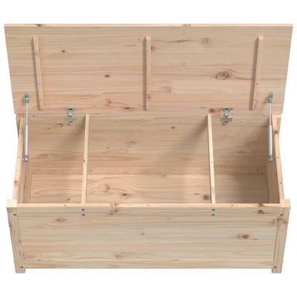 Contenitore Portaoggetti 110x50x45,5 cm Legno Massello Pino