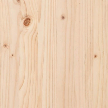 Contenitore Portaoggetti 60x32x45,5 cm Legno Massello Pino - homemem39